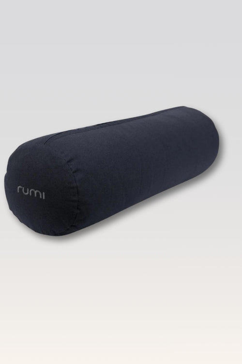 Cotton Yoga Bolster – Round - Graphite