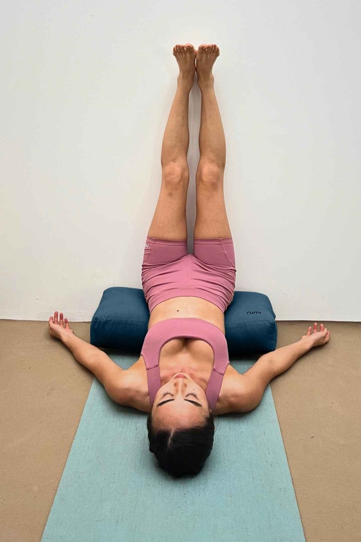 Rumi Earth - Cotton Yoga Bolster | Rectangular | Yoga Props & Bolster