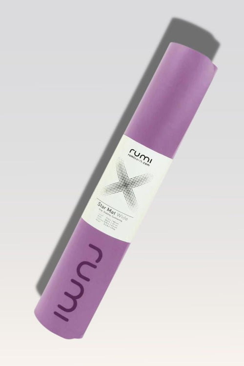 Star Yoga Mat Wide - Light Plum