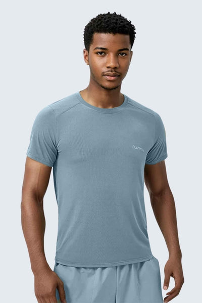 Rumi Earth - WU Sun Fit Tee Terra - Ash Blue - R521221AEP - 
