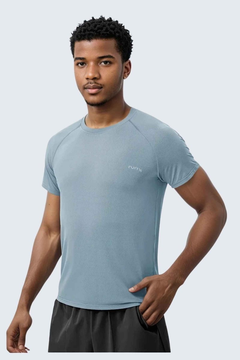 Rumi Earth - WU Sun Fit Tee Terra - Ash Blue - R521221AEP - 