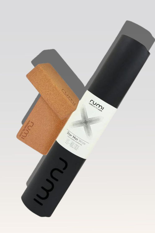 Star Yoga Mat Wide Bundle - Black