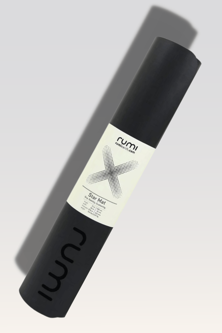 Rumi Earth - Star Yoga Mat - Black - RU - STYM - 01 - BK - Yoga Mats